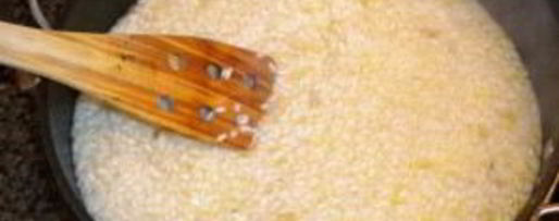 Шаг 3: ризотто с помидорами и спаржей