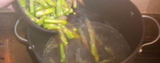 Шаг 4: ризотто с помидорами и спаржей