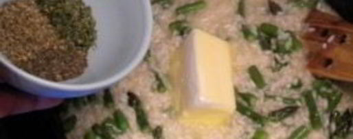 Шаг 6: ризотто с помидорами и спаржей