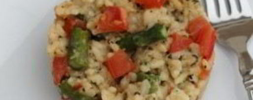 Шаг 8: ризотто с помидорами и спаржей