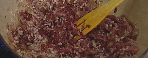 Шаг 7: ризотто с радиккио