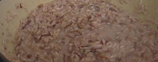 Шаг 8: ризотто с радиккио