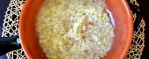 Шаг 1: ризотто с рыбой