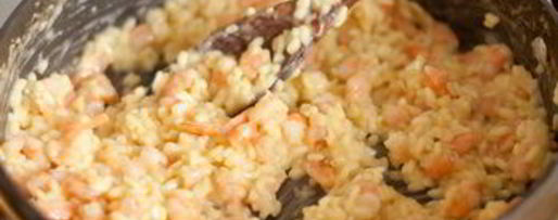 Шаг 11: ризотто с шафраном и креветками