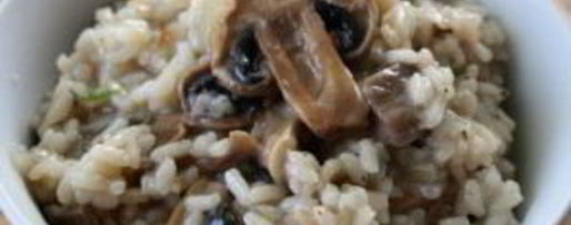 Шаг 7: ризотто с шампиньонами и сливками