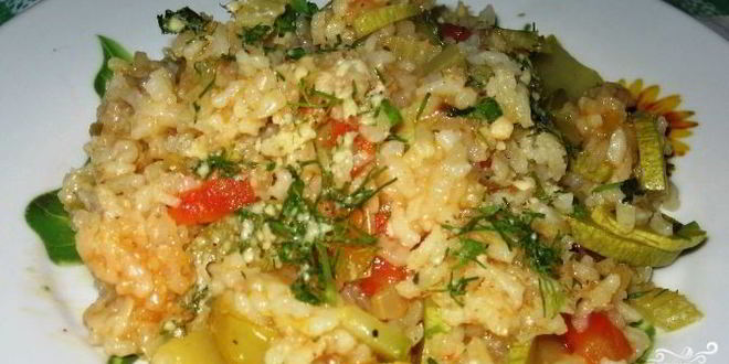 Рецепт ризотто с сыром пармезан