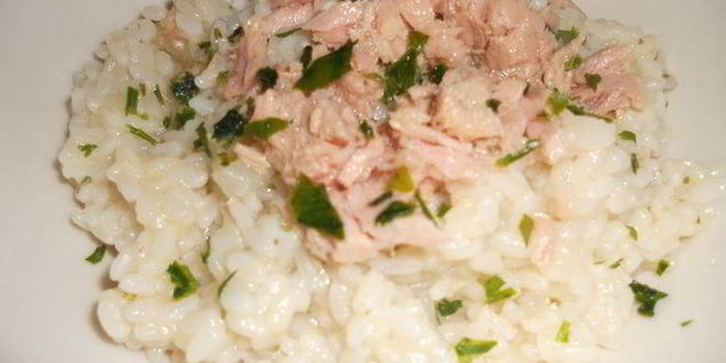 Рецепт ризотто с тунцом