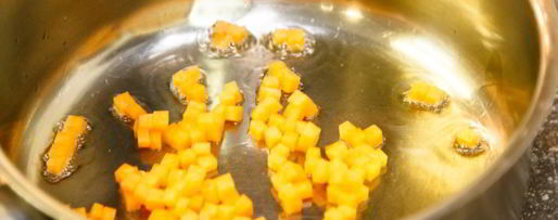 Шаг 4: ризотто с тыквой и копченой утиной грудкой