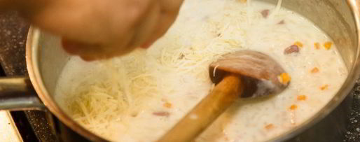 Шаг 9: ризотто с тыквой и копченой утиной грудкой