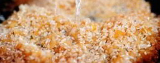 Шаг 4: ризотто с уткой и ветчиной