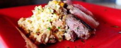 Шаг 6: ризотто с уткой и ветчиной