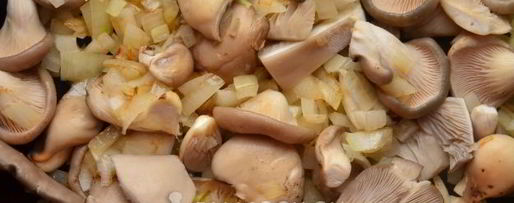 Шаг 5: ризотто с вешенками