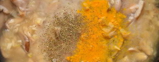 Шаг 8: ризотто с вешенками