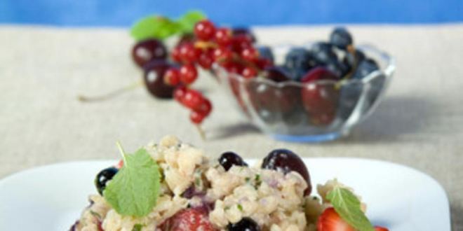 Рецепт ризотто с ягодами