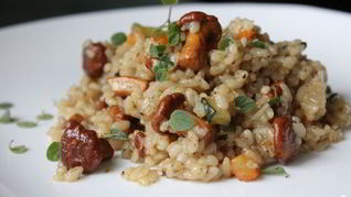 Рецепт Ризотто с замороженными овощами