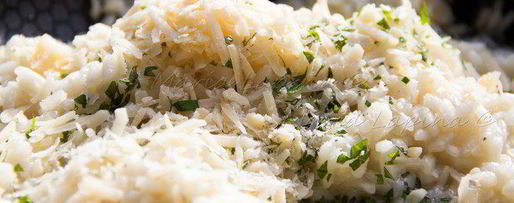 Шаг 6: ризотто с зеленым горошком, сыром джюгас и мятой