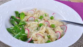 Рецепт Ризотто с зеленым горошком