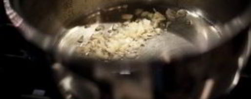 Шаг 1: ризотто со шпинатом