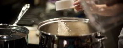 Шаг 2: ризотто со шпинатом