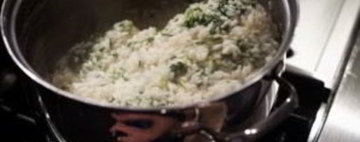 Шаг 8: ризотто со шпинатом