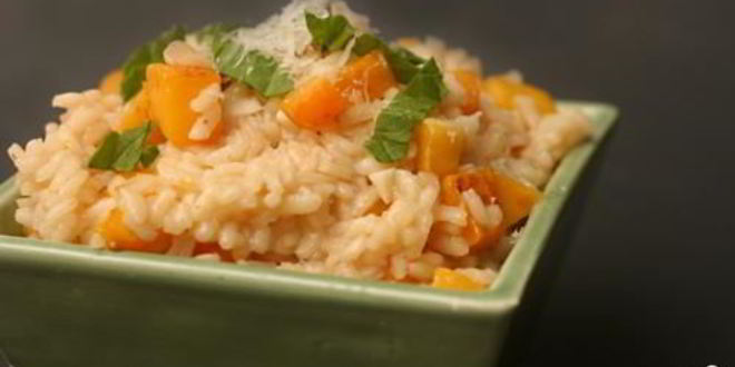 Рецепт ризотто со сквошем