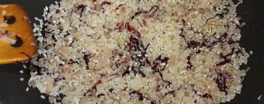 Шаг 3: свекольного ризотто с цикорием