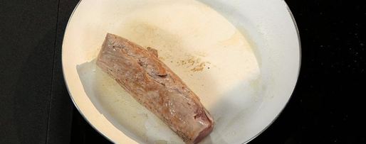 Шаг 3: телятины с вишневым ризотто