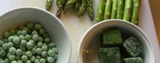 Шаг 3: запеченного ризотто со спаржей, зеленым горошком и шпинатом