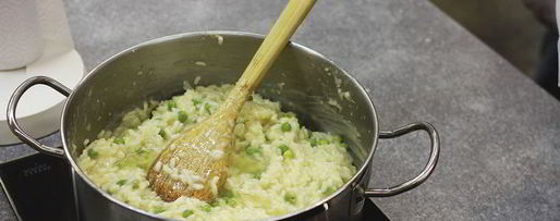 Шаг 7: зеленого ризотто со скумбрией