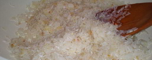 Шаг 6: желтого ризотто с морепродуктами