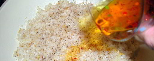 Шаг 9: желтого ризотто с морепродуктами