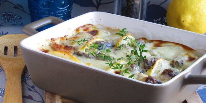 Рецепт белой рыбы, запеченной под белым соусом