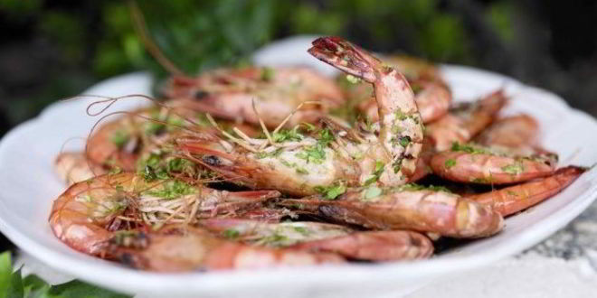 Рецепт чесночных креветок