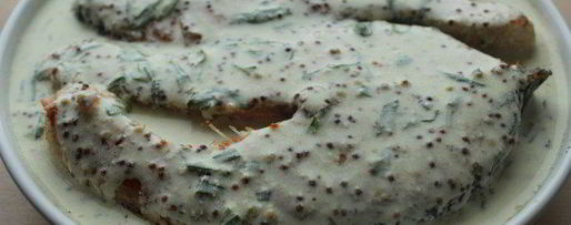 Шаг 5: форели под сливочно-горчичным соусом с эстрагоном