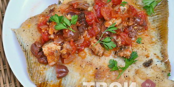 Рецепт камбалы на сковороде