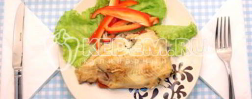 Шаг 7: камбалы с сыром фета