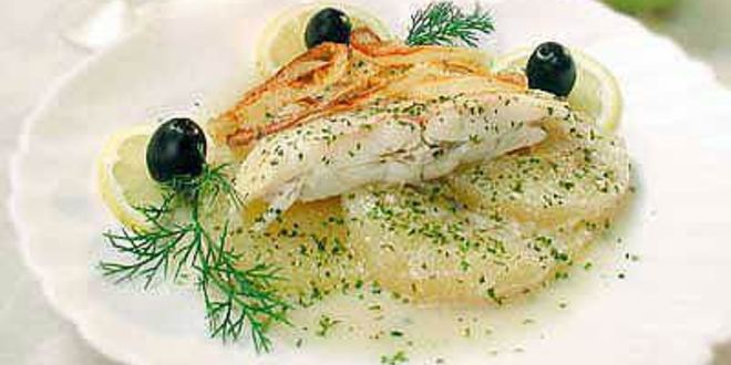 Рецепт камбалы с яблоками