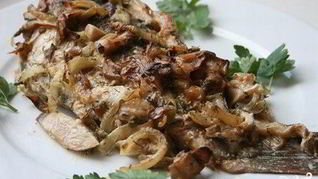 Рецепт Карпа, фаршированного грибами