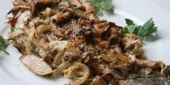 Рецепт карпа, фаршированного грибами