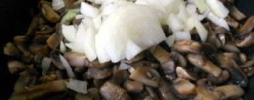 Шаг 2: карпа, фаршированного грибами