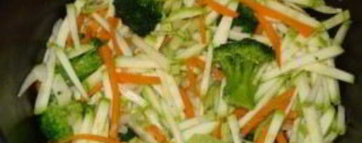 Шаг 2: хека с брокколи