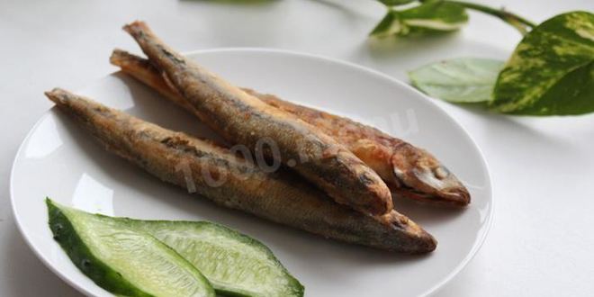 Рецепт корюшки жареной
