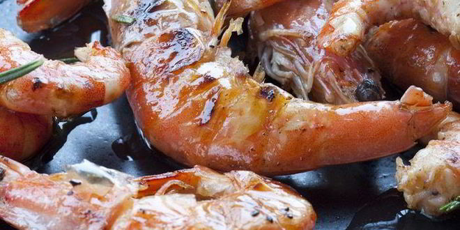 Рецепт креветок на гриле