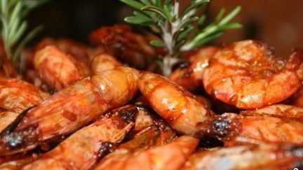 Рецепт Креветок с розмарином