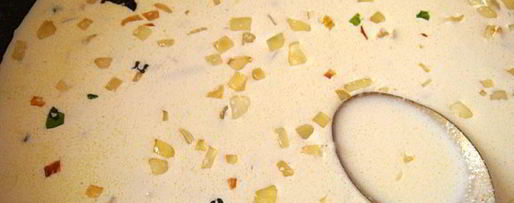 Шаг 2: креветок в белом соусе с сердечками