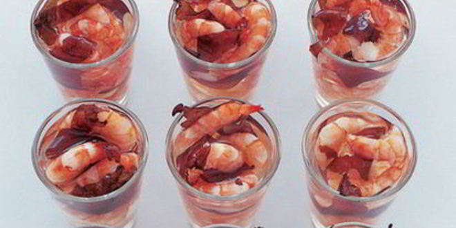 Рецепт креветок в желе