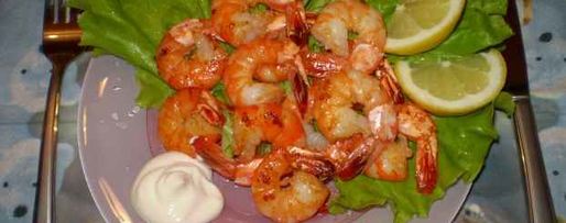 Шаг 21: креветок жареных с чесноком