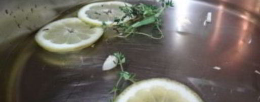 Шаг 1: лосося в вине