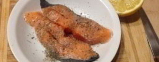 Шаг 2: лосося, запеченного с моцареллой