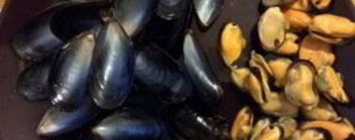 Шаг 4: мидий в раковинах в духовке